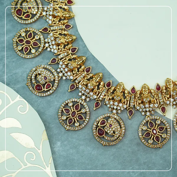 Bridal_Lakshmi_AD_Temple_Necklace_with_Coin_&_Elephant_Design_�_Premium_Brass_Heritage_Jewelry