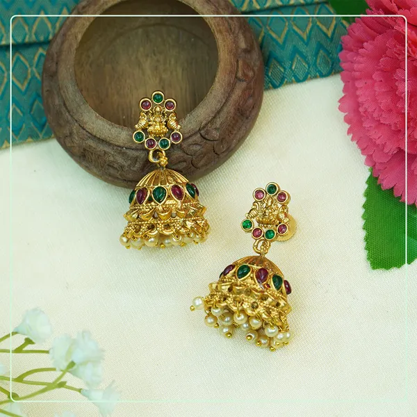 Multicolor_Alloy_Premium_Earring_&_Necklace_Set_|_South_Indian_Jewellery