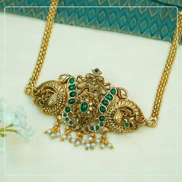 Multicolor_Alloy_Premium_Earring_&_Necklace_Set_|_South_Indian_Jewellery