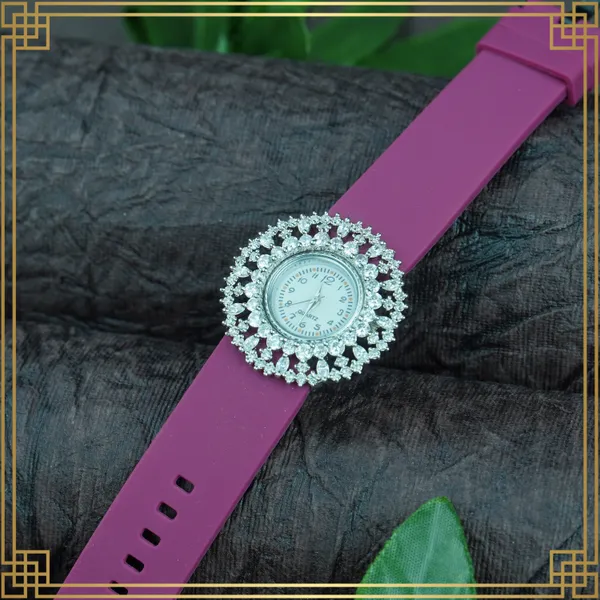 Red_Women'S_Dial_Analog_Round_Watch