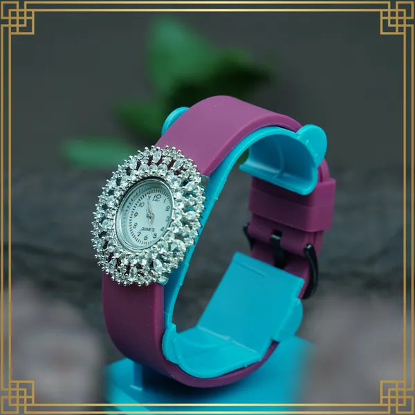 Red_Women'S_Dial_Analog_Round_Watch