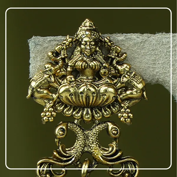 Indumati__Lakshmi_&_Peacock_Matte_Finish_Jhumki_|_Divine_Festive_Collection_by_Pinak_Jewel