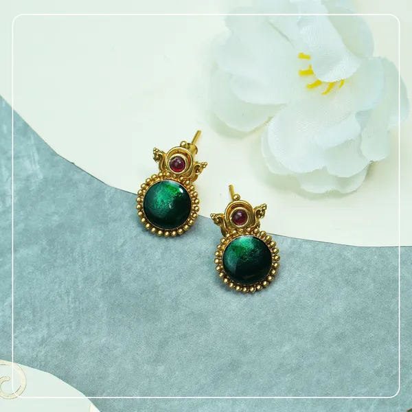 Palakka_Enamel_Elephant_Temple_Necklace_Lightweight_Everyday_Elegance
