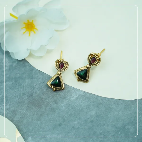 Lightweight_Palakka_Temple_Jewelry_with_Earrings
