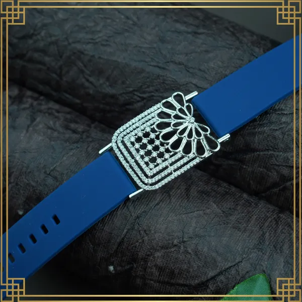 Navy_Blue_Wrist_Watch_Style_Rose_Gold_Plated_Bracelet_-_Perfect_Gift_For_Her