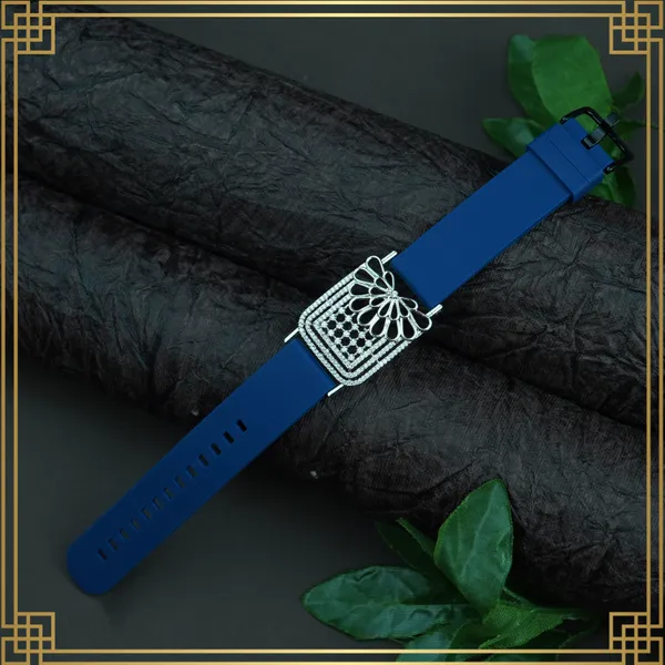 Navy_Blue_Wrist_Watch_Style_Rose_Gold_Plated_Bracelet_-_Perfect_Gift_For_Her