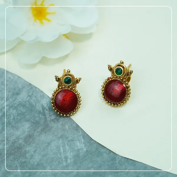 Palakka_Enamel_&_Kemp_Everyday_Necklace__Lightweight_South_Indian_Elegance