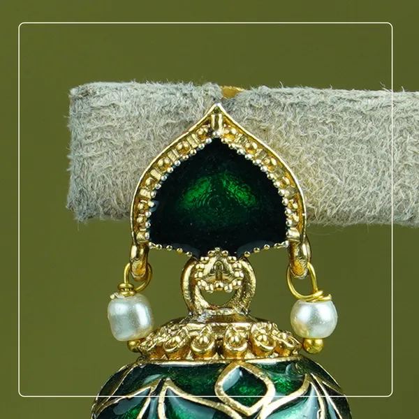 Jivika_Jhumka_|_Palakka_Design_Temple_Jewellery