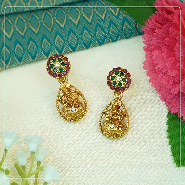 Multicolor_Alloy_Premium_Earring_&_Necklace_Set_|_South_Indian_Jewellery