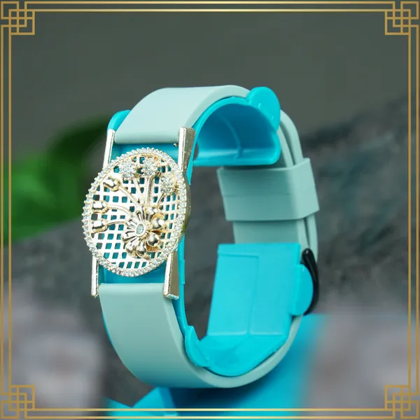 Blue_Wrist_Watch_Style_Rose_Gold_Plated_Bracelet_-_Perfect_Gift_For_Her