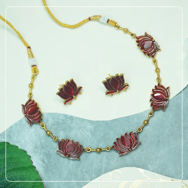 Pinak_Jewel_Trendy_Lotus_Necklace_for_Women