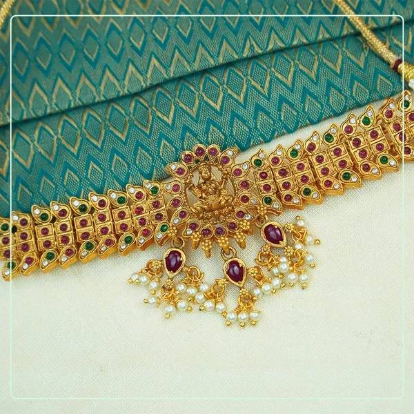 Multicolor_Alloy_Premium_Earring_&_Necklace_Set_|_South_Indian_Jewellery