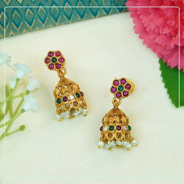 Multicolor_Alloy_Premium_Earring_&_Necklace_Set_|_South_Indian_Jewellery