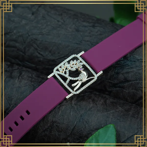 Red_Wrist_Watch_Style_Rose_Gold_Plated_Bracelet_-_Perfect_Gift_For_Her