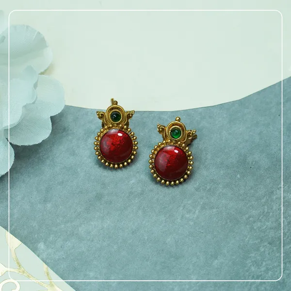 Palakka_Enamel_Elephant_Temple_Necklace_Lightweight_Everyday_Elegance