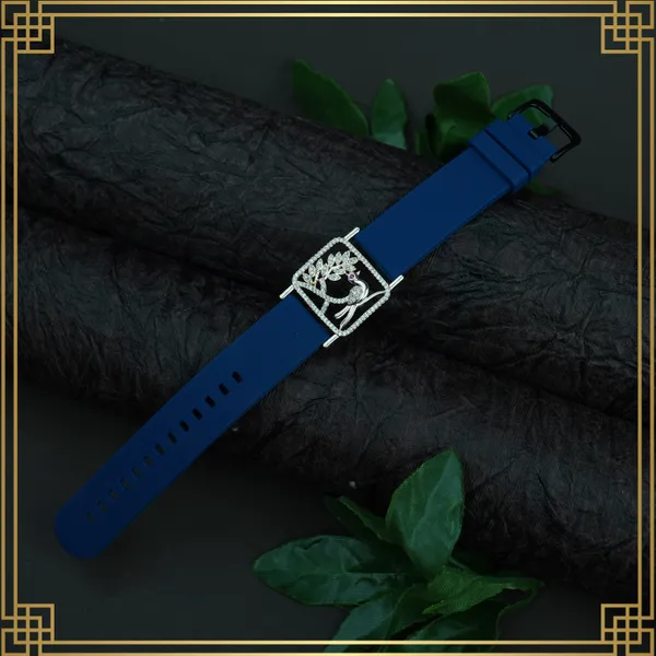 Navy_Blue_Wrist_Watch_Style_Rose_Gold_Plated_Bracelet_-_Perfect_Gift_For_Her