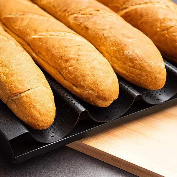 5_Slot_16_x_24_Inches_Non_Stick___Aluminum_Baguette_Tray_French_Loaf_Bread_Tray_for_Baking_Purposes_-5_Slot_Waves_Large_Tray_Size_16_X_24_Inches_Approx_with_Covered_Border