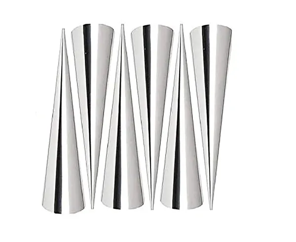 6_Pcs_DIY_Non-Stick_Stainless_Steel_Baking_Cones_Set._Spiral_Horn_Pastry_Cream_Roll_Tubes/Cake_Cone_Mold/Cannoli_Forms/Croissant_Shell_Metal_Ice_Cream_Roll/Funnel_Shape/Kitchen/Party