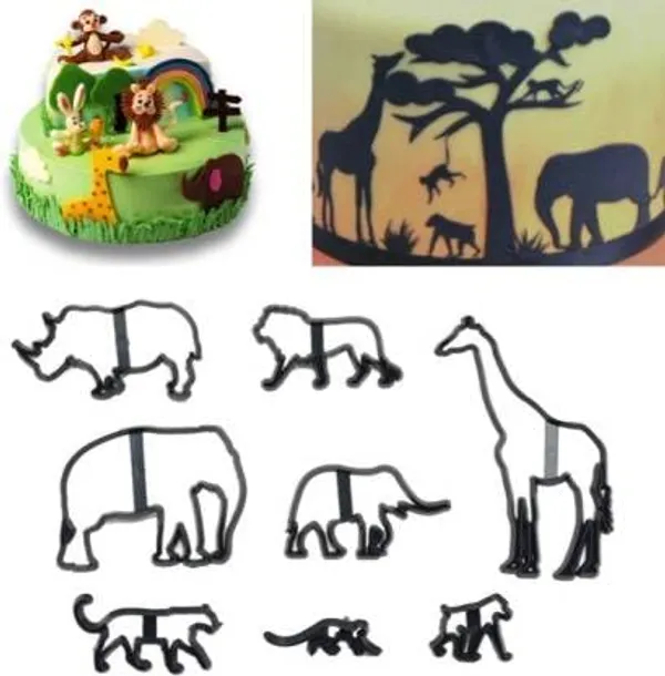 Jungle_Safari_Animals_Cake_Fondant_Cutters_Plastic_Cookie_Cutter_Mold_Animal_Shape_Gum_Paste_Kitchen_Tools_8_Pieces