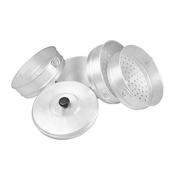 Prime_Baker_and_Moulders_Aluminium_Momos_Steamer_8"_with_4_Tier_Water_Capacity_2.3_Liters