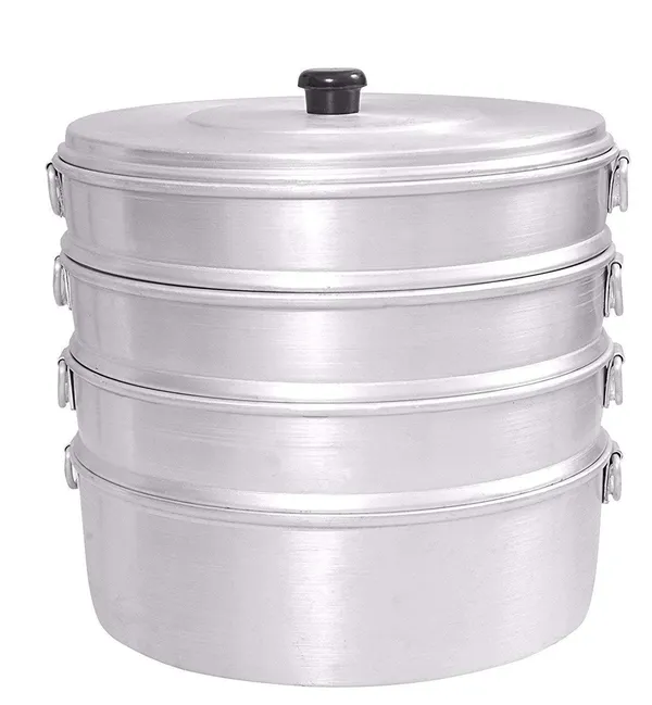 Prime_Baker_and_Moulders_Aluminium_Momos_Steamer_8"_with_4_Tier_Water_Capacity_2.3_Liters