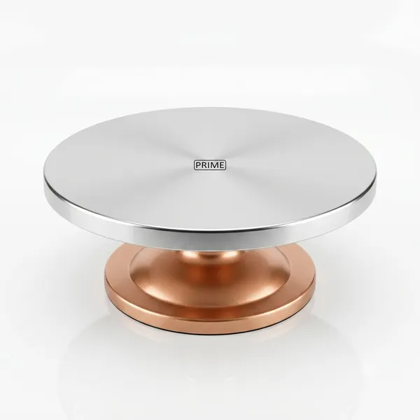 Prime_Bakers_and_Moulders_Aluminium-top_Rotating_Cake_Stand,_Golden_Base,_Round,_2.5kg_Load_Capacity,_Decorative_(12_Inch_(Flat))