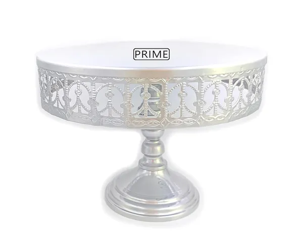 Prime_Bakers_and_Moulders_Decorative_Metal_Cake_and_Pizza_Display_Stand,_Handmade_(Silver)