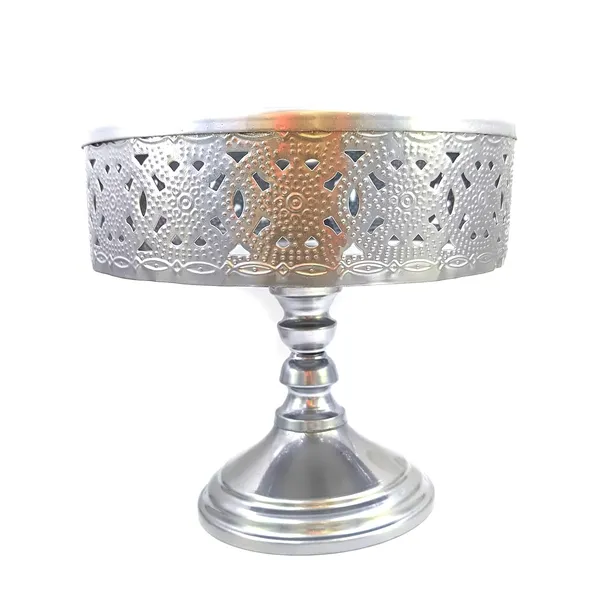 Prime_Bakers_and_Moulders_Decorative_Metal_Cake_and_Pizza_Display_Stand,_Handmade_(Silver)