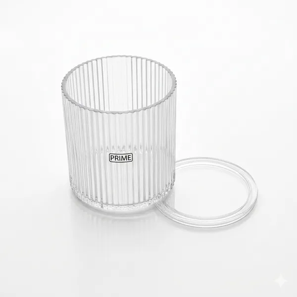 Prime_Bakers_and_Moulders_Polycarbonate_Pillar_Candle_Mould,_3x3_Inch,_Silver,_Polo_Striped,_Seamless_Design,_Professional_Grade
