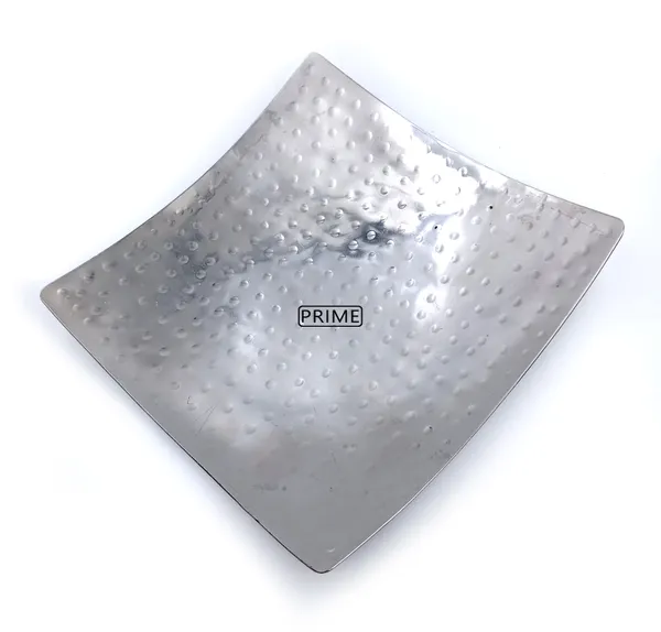 Prime_Bakers_and_Moulders_Stainless_Steel_Square_Hammered_Finish_Deep_Platter_Ideal_Tray_for_Serving_
