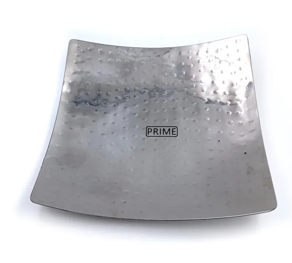 Prime_Bakers_and_Moulders_Stainless_Steel_Square_Hammered_Finish_Deep_Platter_Ideal_Tray_for_Serving_