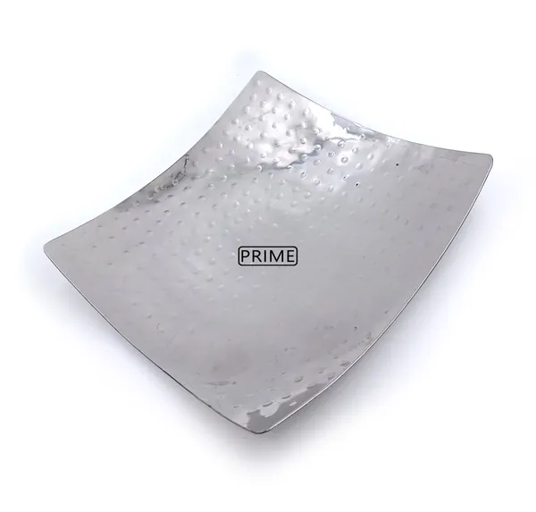 Prime_Bakers_and_Moulders_Stainless_Steel_Square_Hammered_Finish_Deep_Platter_Ideal_Tray_for_Serving_