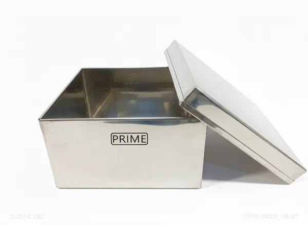 Prime_Bakers_and_Moulders_Stainless_Steel_Square_Shape_Mould_4_inch_deep_with_Lid