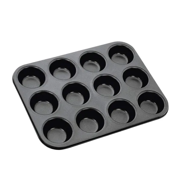 Carbon_Steel_Cup_Cake_Tray_for_12_Muffins_Bakeware_Tray_12_Cavity_(non-stick_baking_tray)