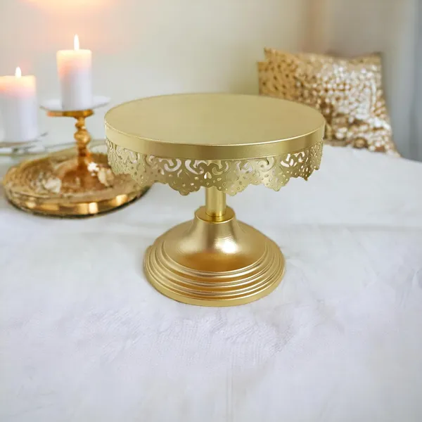 Gold_Round_Shape_Cake_Stand/Iron_Cake_Stand/Metal_Cake_Stand