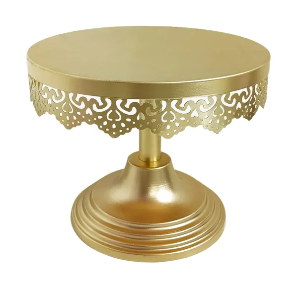 Gold_Round_Shape_Cake_Stand/Iron_Cake_Stand/Metal_Cake_Stand