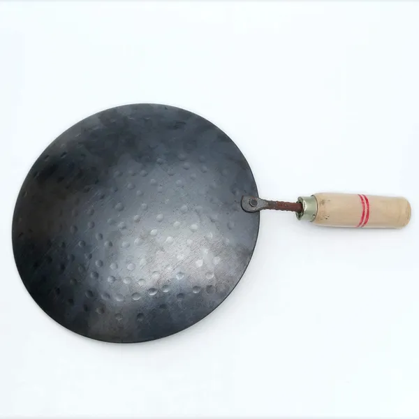 _Iron_Tawa,_Original_Handmade_Loha_Iron_Lokhand_Roti/Chapati_Tawa_with_Wooden_Handle