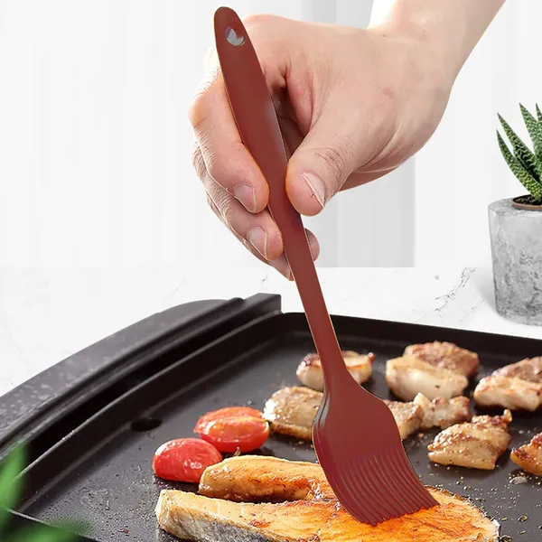 Silicone_Non-Stick_Heat_Resistant_Kitchen_Utensil|_Spatula_Big_27cm+Silicone_Basting_Brush_21cm|Pack_of_2|