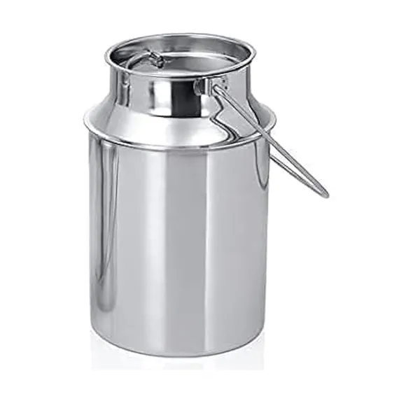 Stainless_Steel_Akhand_-_Jointless_Milk_Can/Oil_Can/Milk_Barni/Oil_Pot_with_Lid
