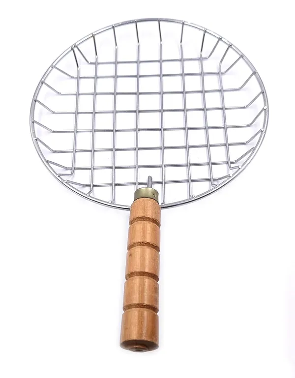 Stainless_Steel_Thick_Wired_Fry_Basket_Hand_Grill_Bread_Papad_Roti_Stand_Roasting_Rack_Set_of_Two_(Square_and_Round)