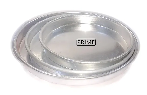 rime_Bakers_and_Moulders_Round_Aluminum_Pizza_Tray_Plate/Pan_Set_with_Pizza_Cutter_for_Oven_(Silver)_(7,9,11_Inch)