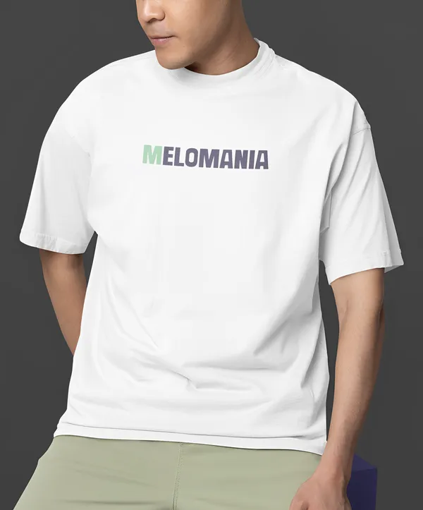 TOFFTEES_Premium_French_Terry_Fabric__(220_GSM)_White_Oversized_Melomania_Half_Sleeves_T-shirt