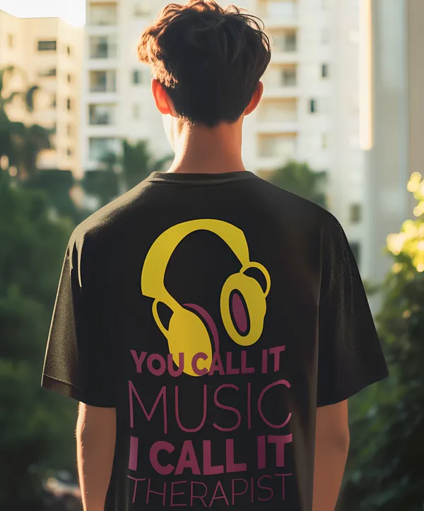 TOFFTEES_Premium_French_Terry_Fabric__(220_GSM)_Black_Oversized_Therapist_Half_Sleeves_T-shirt