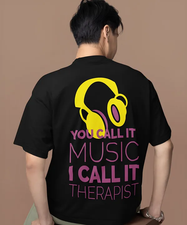 TOFFTEES_Premium_French_Terry_Fabric__(220_GSM)_Black_Oversized_Therapist_Half_Sleeves_T-shirt