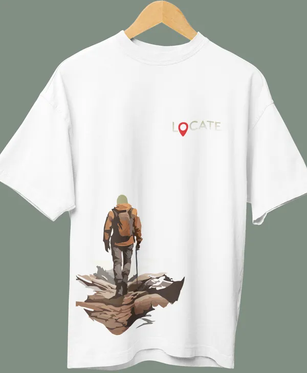 TOFFTEES_Premium_French_Terry_Fabric__(220_GSM)_White_Oversized_Locate_Half_Sleeves_T-shirt