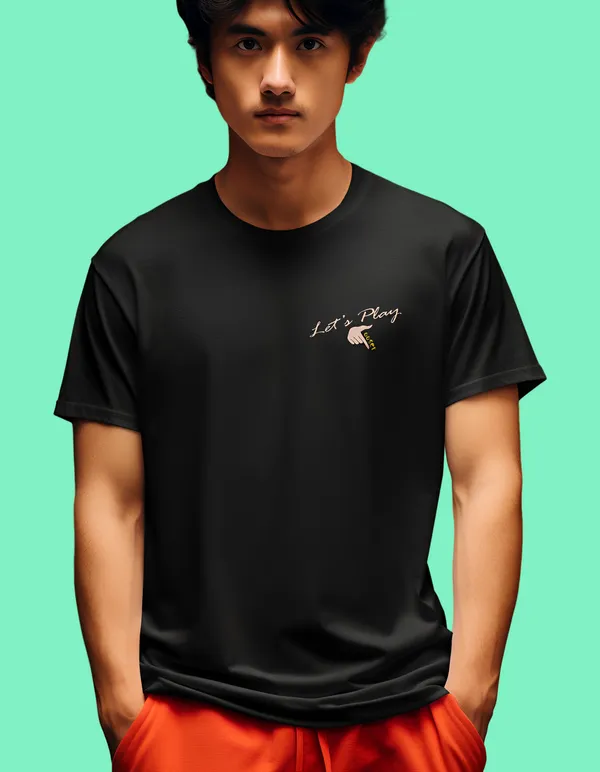 TOFFTEES_Black_Looser_Half_Sleeves_T-Shirt_|_HD_Print_With_100%_Cotton