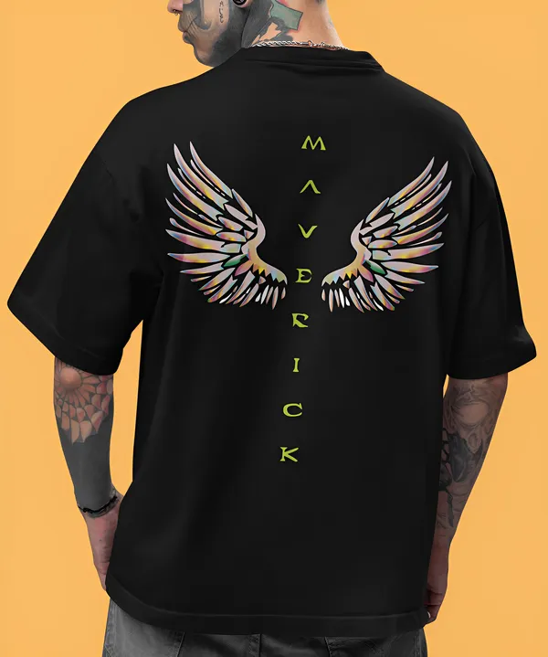 TOFFTEES_Popular_Oversized_Maverick_Half_Sleeves_Black_T-shirt_|___(200_GSM)