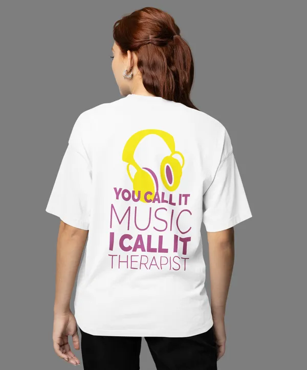 TOFFTEES_Premium_French_Terry_Fabric__(220_GSM)_White_Oversized_Therapist_Half_Sleeves_Women's_T-shirt
