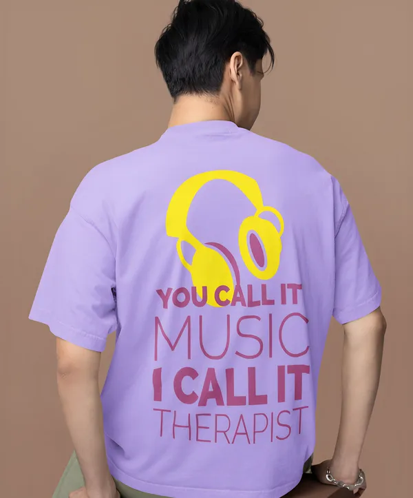 TOFFTEES_Premium_French_Terry_Fabric__(220_GSM)_Lavender_Oversized_Therapist_Half_Sleeves_T-shirt