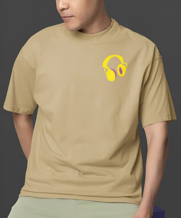 TOFFTEES_Premium_French_Terry_Fabric__(220_GSM)_Beige_Oversized_Therapist_Half_Sleeves_T-shirt